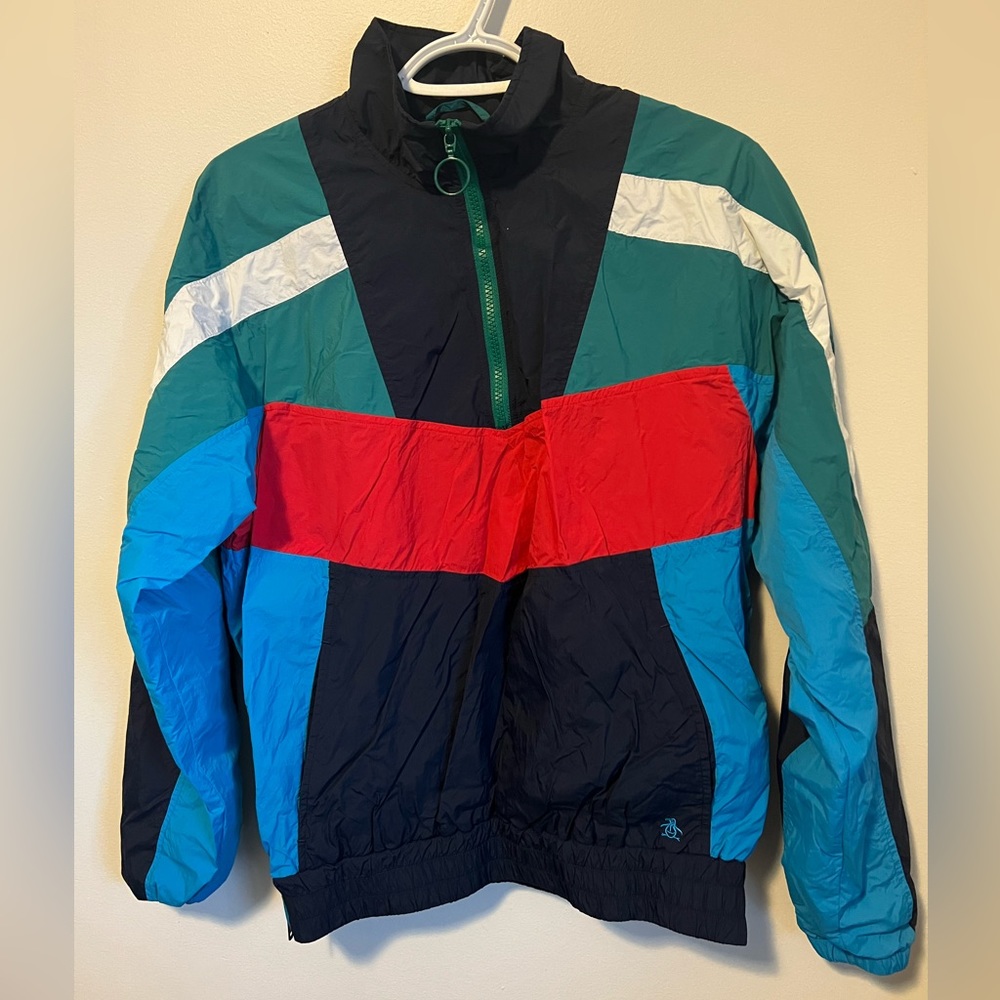 Original Penguin By Munsingwear Jacket 1/2 Zip Size Sm